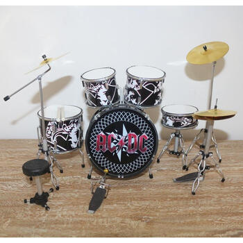 架子鼓模型摆件乐器模型摆件迷你仿真工艺品家居饰品朋友生日礼物可
