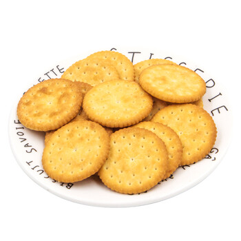 咸味忌司饼干散装500g*3整箱批发早餐食品咸味零食小圆薄脆饼干 咸味
