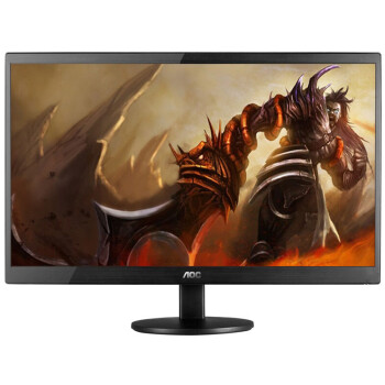 AOC E970SWN 18.5英寸LED背光节能窄边框液晶显示器（黑色）