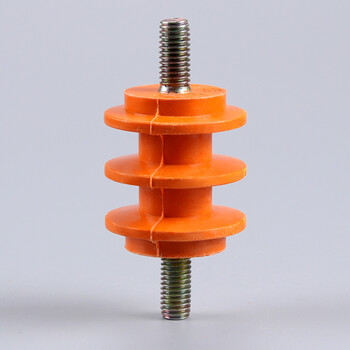 40*40 m8杆 带螺杆绝缘子 绝缘柱 黄色绝缘座 低压绝缘子【图片 价格 