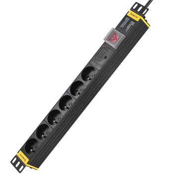 购旺gowone 欧标pdu机柜插座德标/法标电源插排工业插线板10a/16a欧式