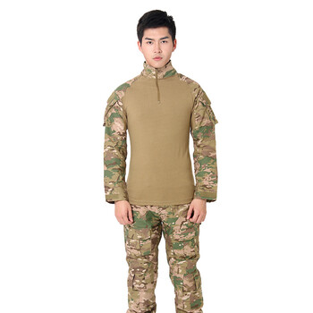 杂酷黑色蟒纹青蛙服长袖蛙人服迷彩服套装cs战术蛙服教官服 cp m