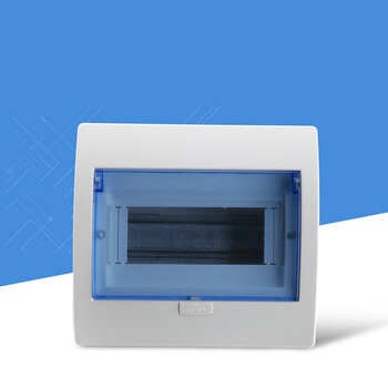 家用明装强电布线箱断路器空气开关盒子6-8回路箱配电箱全塑室内