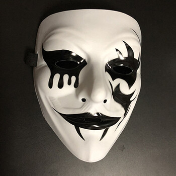 天祈 万圣节面具el发光面具led声控v字仇杀队鬼脸万圣节小丑化妆男女