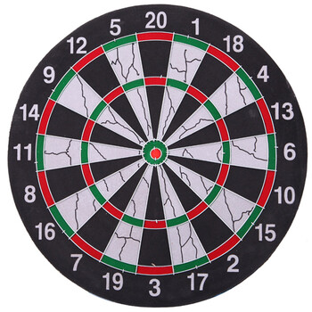 华士牌(hsp)15寸植绒针头飞镖靶飞镖盘套装 送6g镖6支 hp815