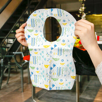 一次性宝宝围兜婴儿童纸围嘴食饭兜免洗防水宝宝一次性围嘴宝宝一次性