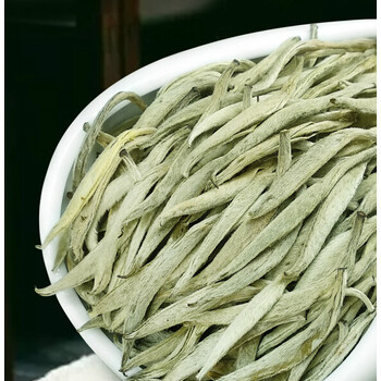 京东暖冬节满百减十~2018年新茶10窨浓香茉莉花茶叶 白毫银针王500克