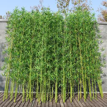 鑫琪 花蜜园艺 仿真竹子 假竹子 装饰竹子 隔断屏风 玄关客厅酒店橱窗