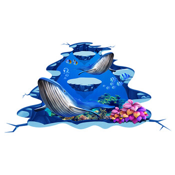 3d恐龙立体墙贴画男孩客厅卧室仿真壁纸 儿童房间装饰自粘墙贴纸 3d