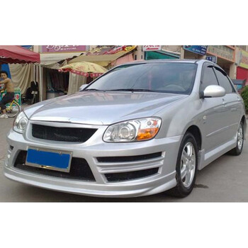 08-10赛拉图大包围改装 起亚赛拉图前后保险杠左右侧裙小尾翼加装