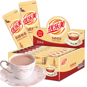 优乐美 锡兰伯爵阿萨姆奶茶可选 25g*20条盒装 冲泡速溶奶茶条装 早餐