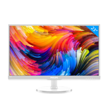 飞利浦显示器23英寸236v6qsw/236v6qsb ips屏窄边框炫薄高清电脑液晶