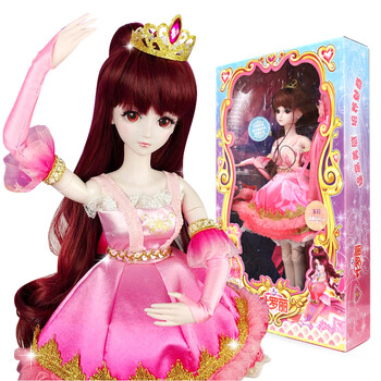 叶罗丽娃娃衣服套装小娃娃衣服关节体60cm女孩玩具动漫礼服洋娃娃新品大娃