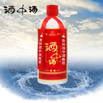 贵州茅台镇本强酒中酒 53度酱香型国产白酒酒中酒仙 500ml1瓶 礼盒
