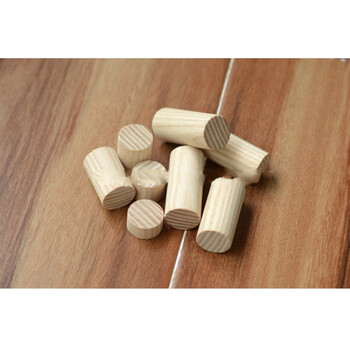 木块天然小木头diy模型材料木工手工木片白蜡木板材 圆柱形小木块 高