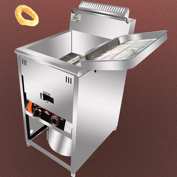 燃气油炸炉18l煤气炉23l自动控温炸锅商用立式炸鸡炸炉 18f液化气