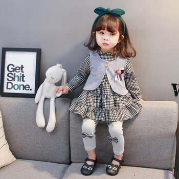 女童洋气套装0女宝宝秋装1女婴儿童秋季衣服2春秋3岁半韩版潮公主