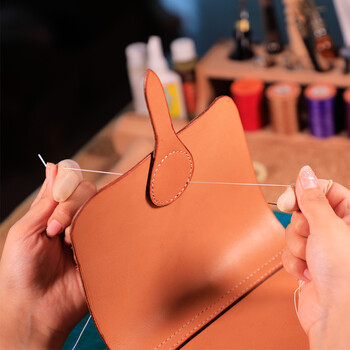 做手工包的皮革皮具diy工具套装皮艺钱包材料包制作皮雕 套装二