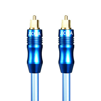 京像jichia数字光纤音频线spdif接口toslinkoptical接口连接线浅蓝色