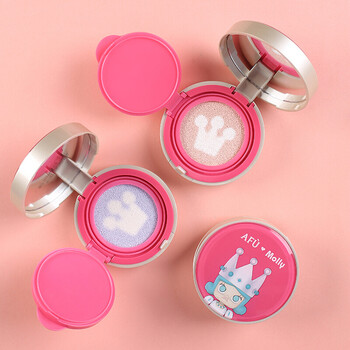 美颜皇后气垫修容霜 遮瑕隔离保湿补水控油定妆 亮肤光采(粉色)