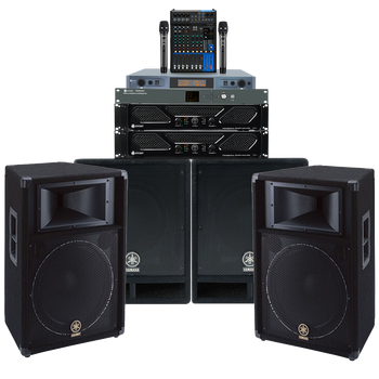 yamaha 雅马哈 s115v 音箱套装演出舞台音响ktv会议户外功放音箱套装