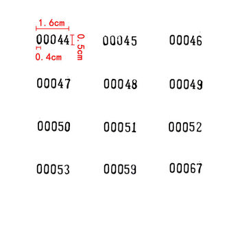 打码器日期打码机号码机6位手动银行打号机3位编号码连续页码数字打号