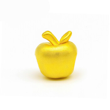 串珠手链999银金苹果手绳本命年苹果男女平安手链绳 黄金色苹果