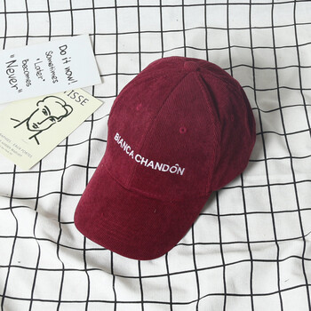 女秋冬鸭舌帽韩版百搭学生街头潮人棒球帽黑色帽子潮 酒红色 blanc