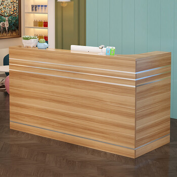 复古收银台柜台前台接待台便利店服装店超市收银台吧台桌简约现代 销