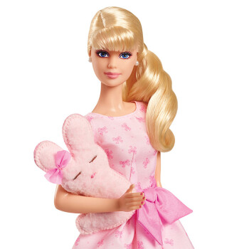 芭比(barbie) 芭比娃娃玩具 粉色祝福(新) dgw37