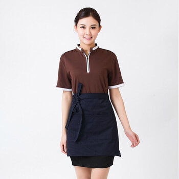 酒店工作服 夏季女款餐厅服务员工作服 饭店西餐厅制服裙子 咖啡女 m