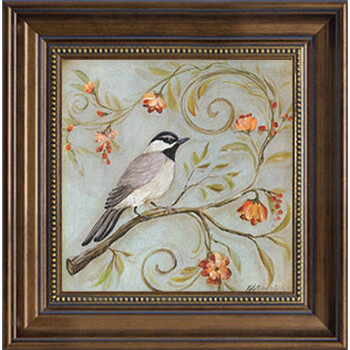 北欧客厅装饰画美式沙发背景墙饰现代花鸟挂画玄关餐厅壁画油画布 e1