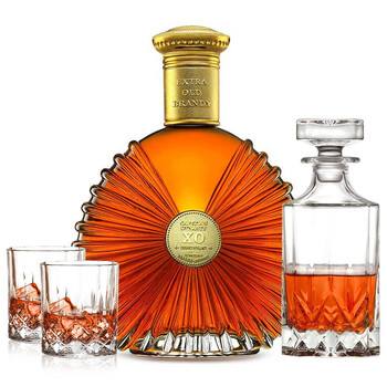 卡佩王朝珍藏x.o白兰地 法国原瓶原装进口洋酒 700ml 礼盒装