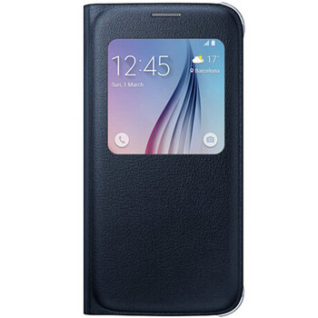 三星（samsung）S6 原装智能保护套/智能保护壳 皮套适用于三星9200 星钻黑