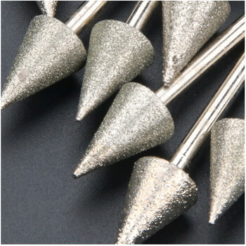 锥形金刚砂磨头【4mm】/10支