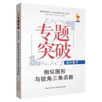 九头鸟专题突破初中数学相似图形与锐角三角函数 南秀全 摘要书评试读 京东图书