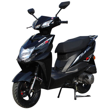 新款尚领摩托车125cc燃油车男女时尚踏板车省油助力车可上牌,送大合格