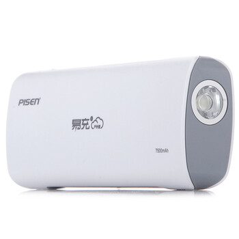 
                                        品胜 易充四代户外版 移动电源/充电宝 7500毫安 白色 LED手电照明 适用于苹果/三星/华为/小米手机/平板等                
