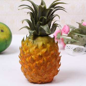 塑料香蕉模型仿真香蕉假水果装饰品摆件摄影道具模型香蕉串 菠萝