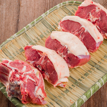 宁夏盐池滩羊羔羊脊椎煲汤清炖生羊肉块新鲜羊排肉切块羊蝎子2斤