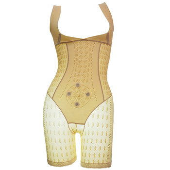 【新品】意大利carvico咖啡因产后收腹减肚子提臀美体连体塑身衣 肤色