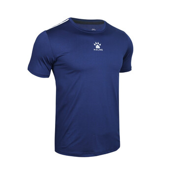 男女士休闲短袖情侣装速干透气上衣半袖圆领定制t恤3881511 藏蓝色 m