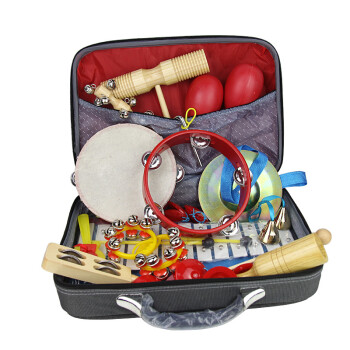 幼儿园奥尔夫打击乐器套件 17件套含手提箱 小学生乐器教具 奥尔夫天地（Orff world）