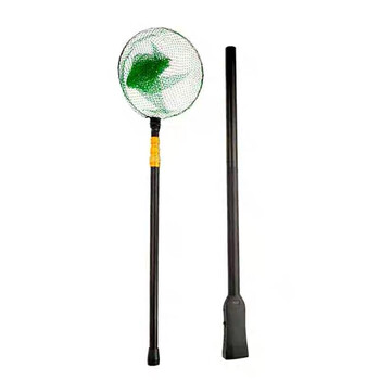 锂电一体鱼杆单杆抄鱼网补鱼伸缩杆绝缘全套锂电池一体机打鱼棒电瓶