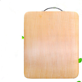 椴木菜板整木砧板纯手工家用长方形面板实木大号案板无漆无蜡 80*50*