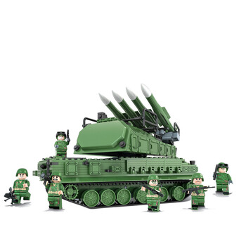 卫乐积木陆战英豪立体拼插早教拼装玩具儿童军