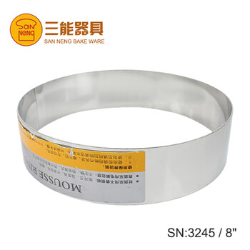 烘焙模具 三能慕斯圈 提拉米苏蛋糕模 芝士蛋糕模具 圆形 SN3863.6寸硬膜