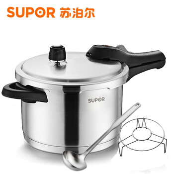 
                                        苏泊尔（SUPOR） 高压锅supor 20cm聚能星304不锈钢压力锅YW20N1                