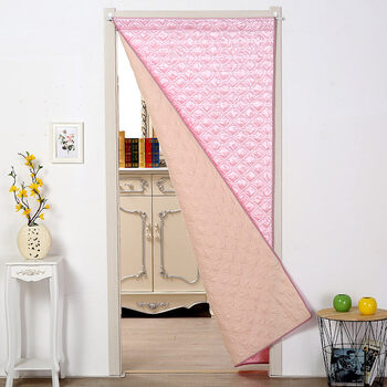 京东优选 卧室门帘布艺家用加厚冬季保暖防风隔断帘装饰卧室客厅空调