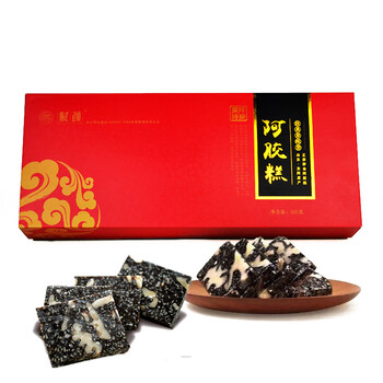山东东阿原产阿胶块 阿胶糕即食礼盒装 阿胶片
